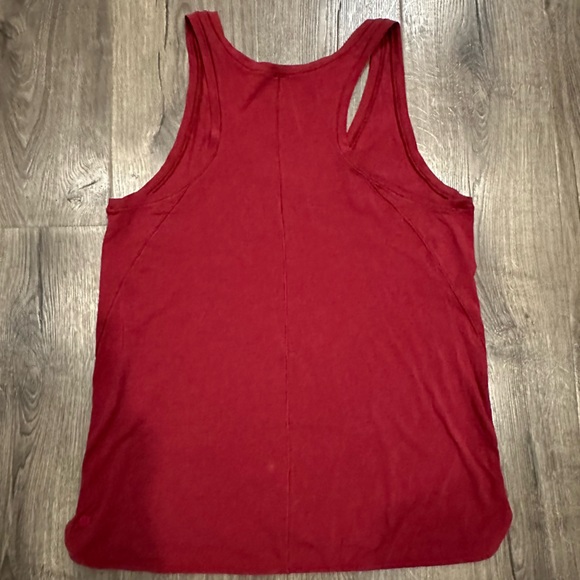 LULULEMON CIRCADIAN V NECK TANK Heathered Cranberry Red Wine Maroon SIZE 10? - Picture 12 of 13